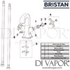 Bristan Glorious Basin Mixer without Waste Spares